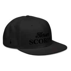 Blessed Scorpio Snapback Hat Black Black OS - Loyalty Vibes