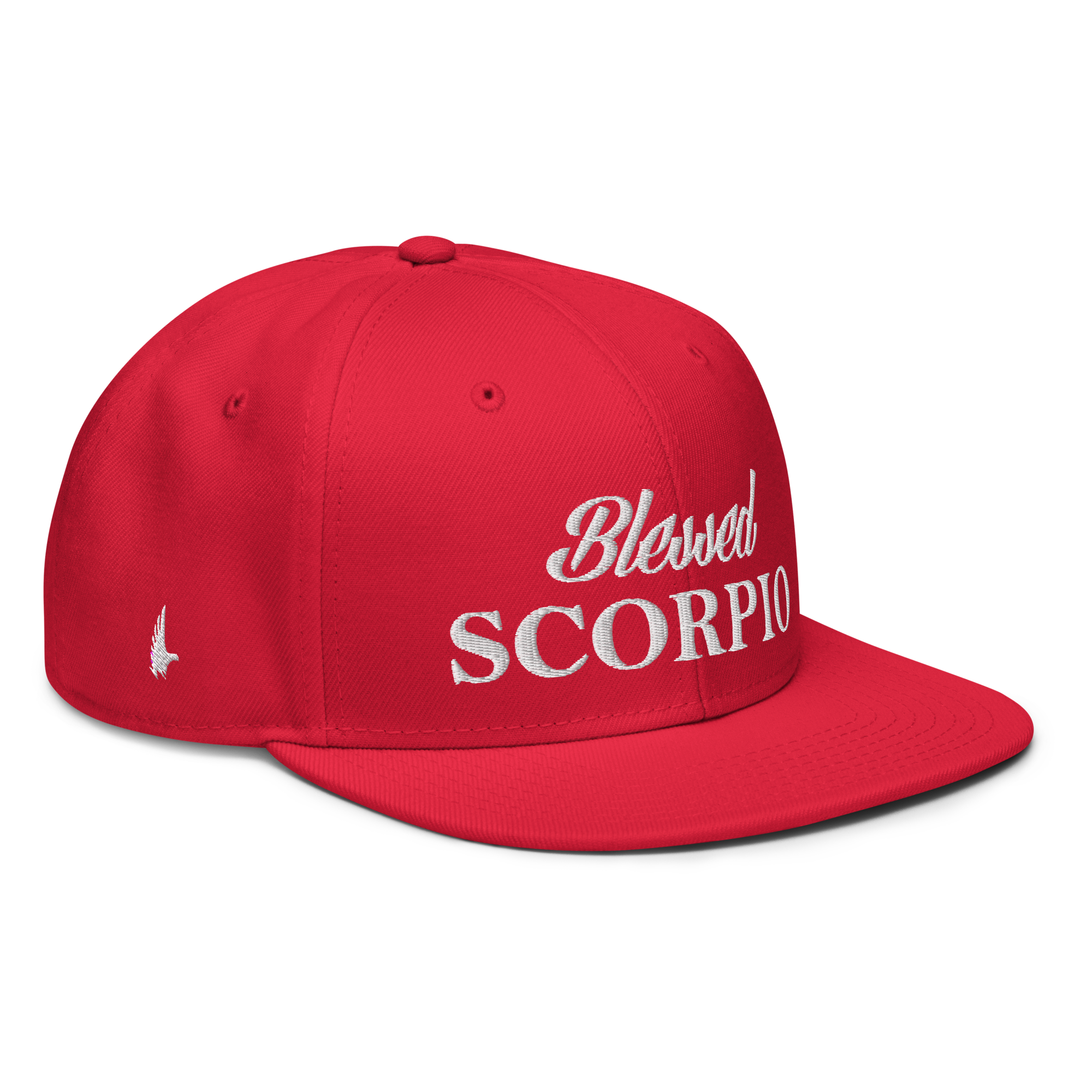 Blessed Scorpio Snapback Hat Red OS - Loyalty Vibes