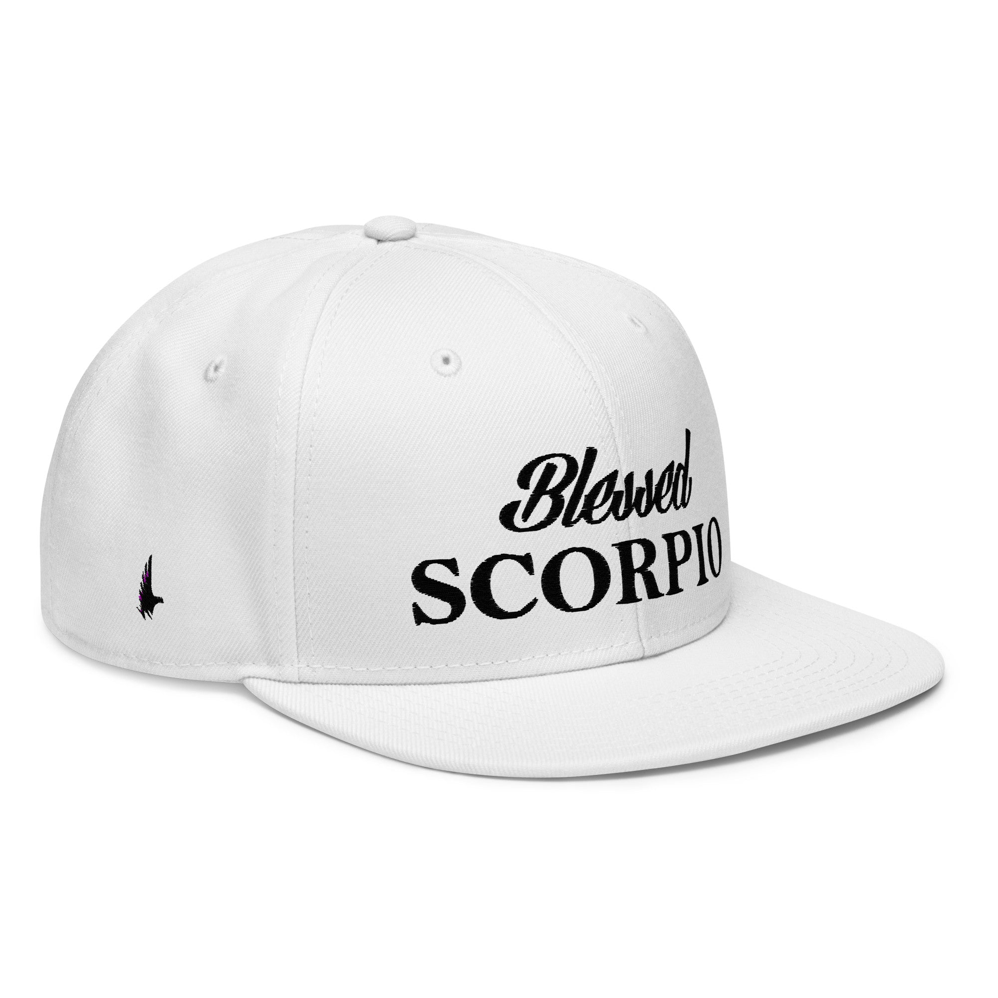 Blessed Scorpio Snapback Hat White OS - Loyalty Vibes