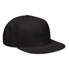 Boujee Gemini Snapback Hat Black Black - Loyalty Vibes