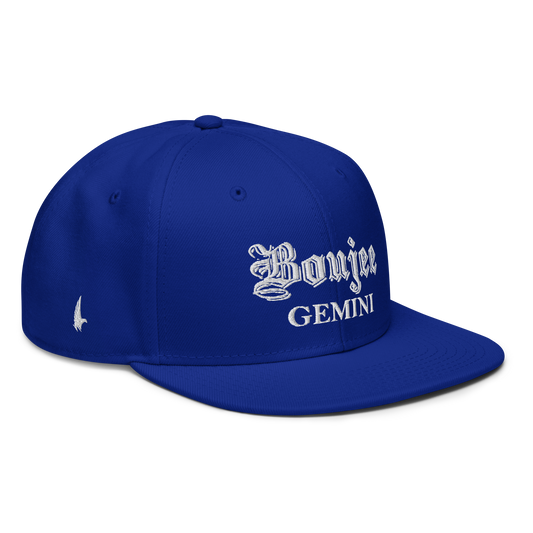 Boujee Gemini Snapback Hat Blue OS - Loyalty Vibes