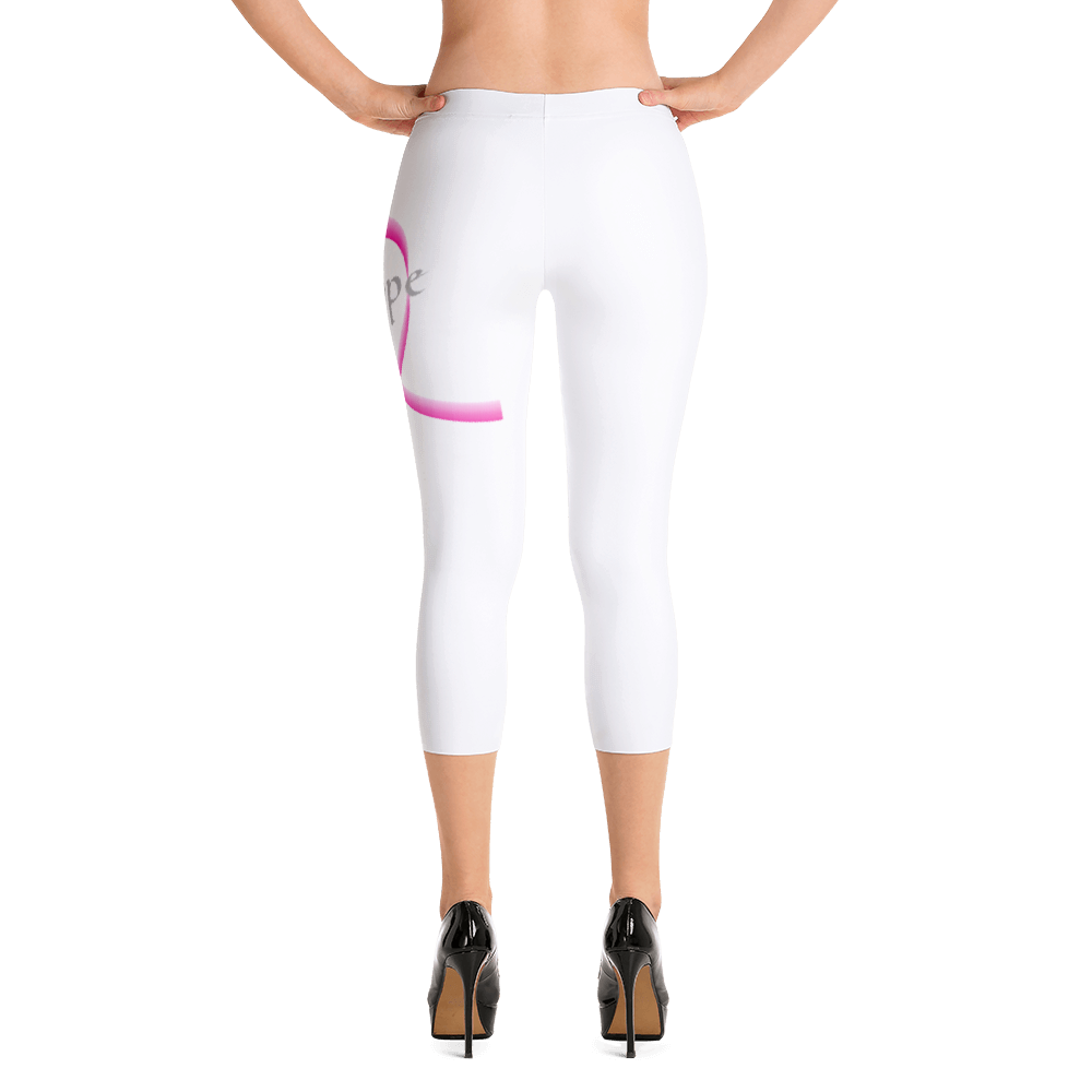 Breast Cancer Awareness Capri Leggings - Loyalty Vibes