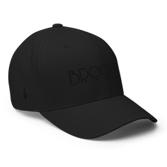 Brooklyn Fitted Hat Black Black - Loyalty Vibes