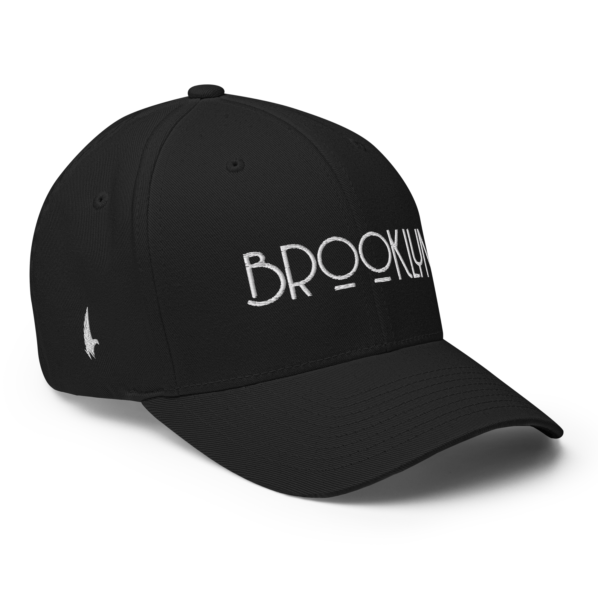 Brooklyn Fitted Hat Black - Loyalty Vibes