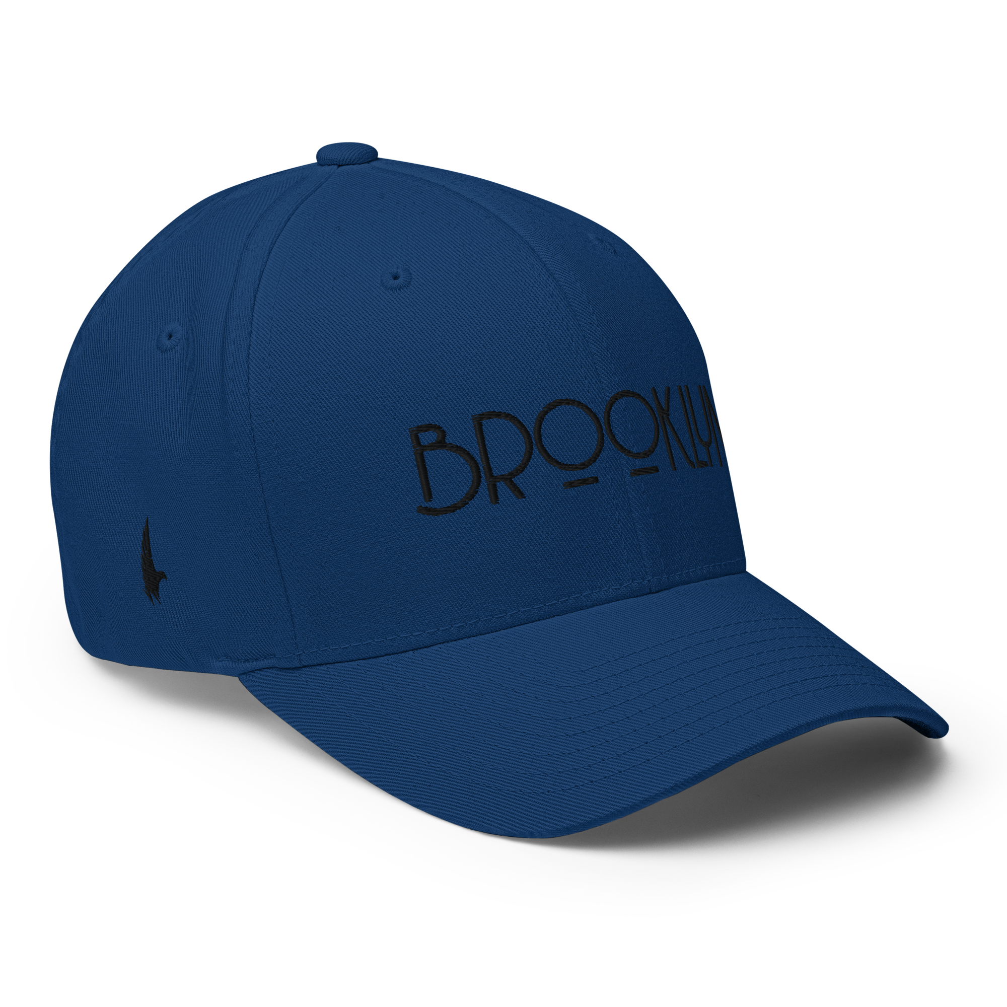 Brooklyn Fitted Hat Blue Black - Loyalty Vibes