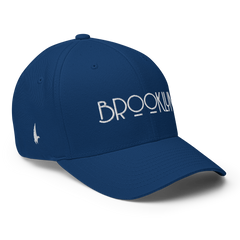 Brooklyn Fitted Hat Blue - Loyalty Vibes