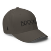 Brooklyn Fitted Hat Charcoal Grey Black - Loyalty Vibes