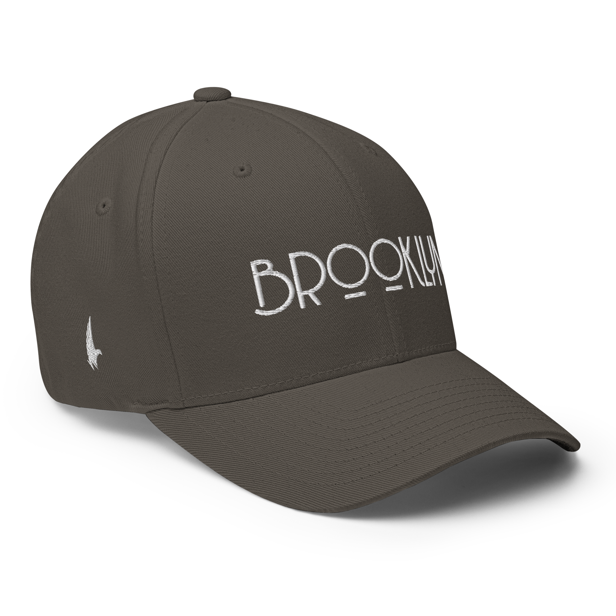 Brooklyn Fitted Hat Charcoal Grey - Loyalty Vibes