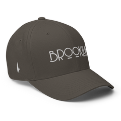 Brooklyn Fitted Hat Charcoal Grey - Loyalty Vibes