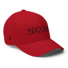 Brooklyn Fitted Hat Red Black - Loyalty Vibes