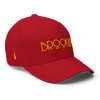 Brooklyn Fitted Hat Red Gold - Loyalty Vibes