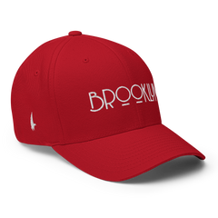 Brooklyn Fitted Hat Red - Loyalty Vibes