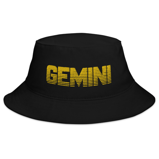 Gemini Bucket Hat Black - Loyalty Vibes