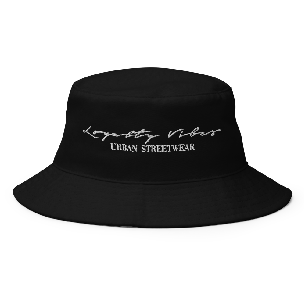 Classic Logo Bucket Hat Black - Loyalty Vibes