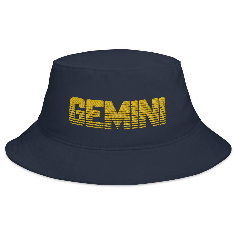 Gemini Bucket Hat Navy - Loyalty Vibes