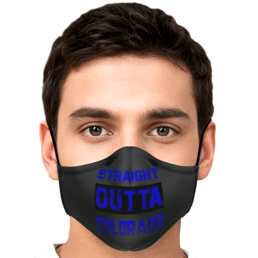 Straight Outta Colorado Face Mask 6pcs - Adult Fashion Face Mask - Loyalty Vibes