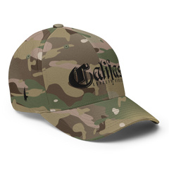 Califas Fitted Hat Camo Black - Loyalty Vibes