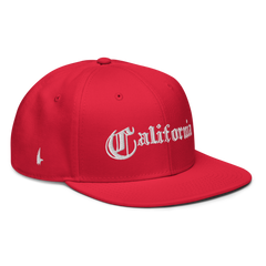 California Snapback Hat Red OS - Loyalty Vibes