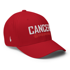 Cancer Survivor Tattoo Fitted Hat Red - Loyalty Vibes