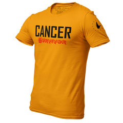 Cancer Survivor T-Shirt Gold Men's - Loyalty Vibes