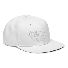 Chicana Boss Snapback Hat White White OS - Loyalty Vibes