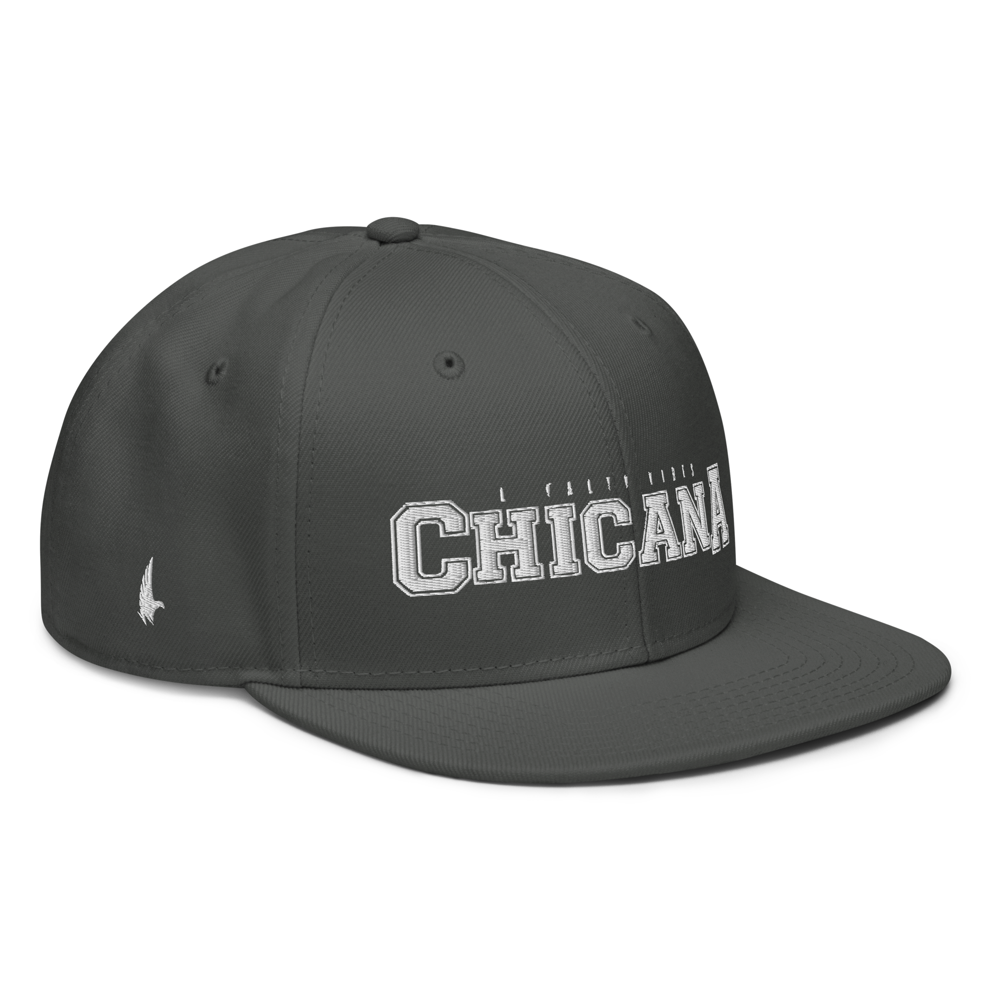 Chicana Snapback Hat Charcoal Grey OS - Loyalty Vibes