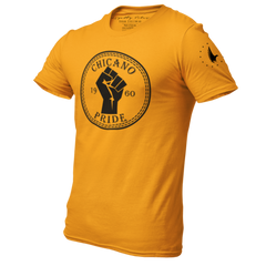 Chicano Pride T-Shirt Gold - Loyalty Vibes