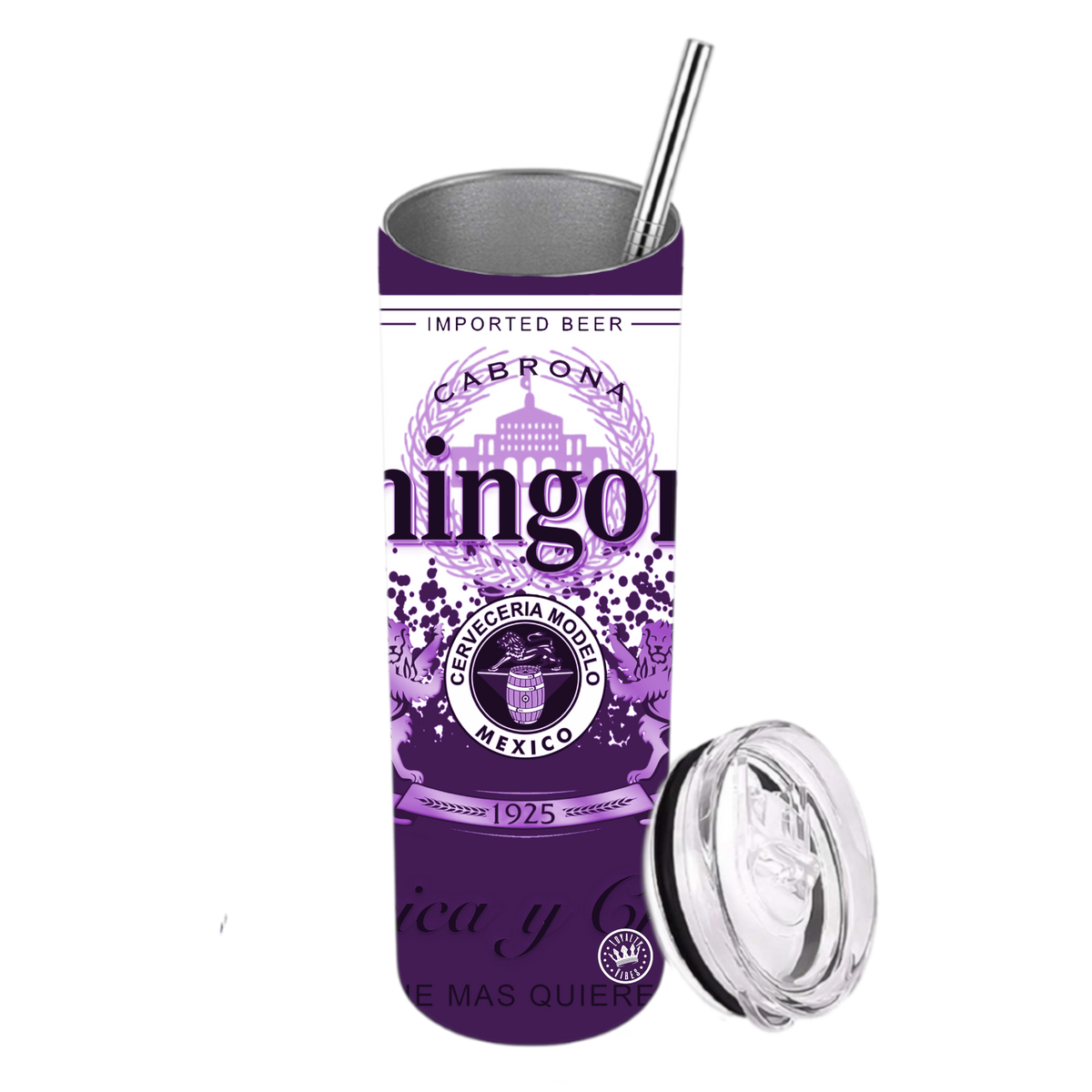 Chingona Tumbler Purple Passion - Loyalty Vibes