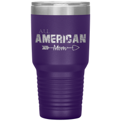 All American Mom Tumbler Purple - Loyalty Vibes