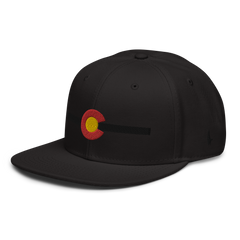 Classic Colorado Snapback Hat Black Black OS - Loyalty Vibes