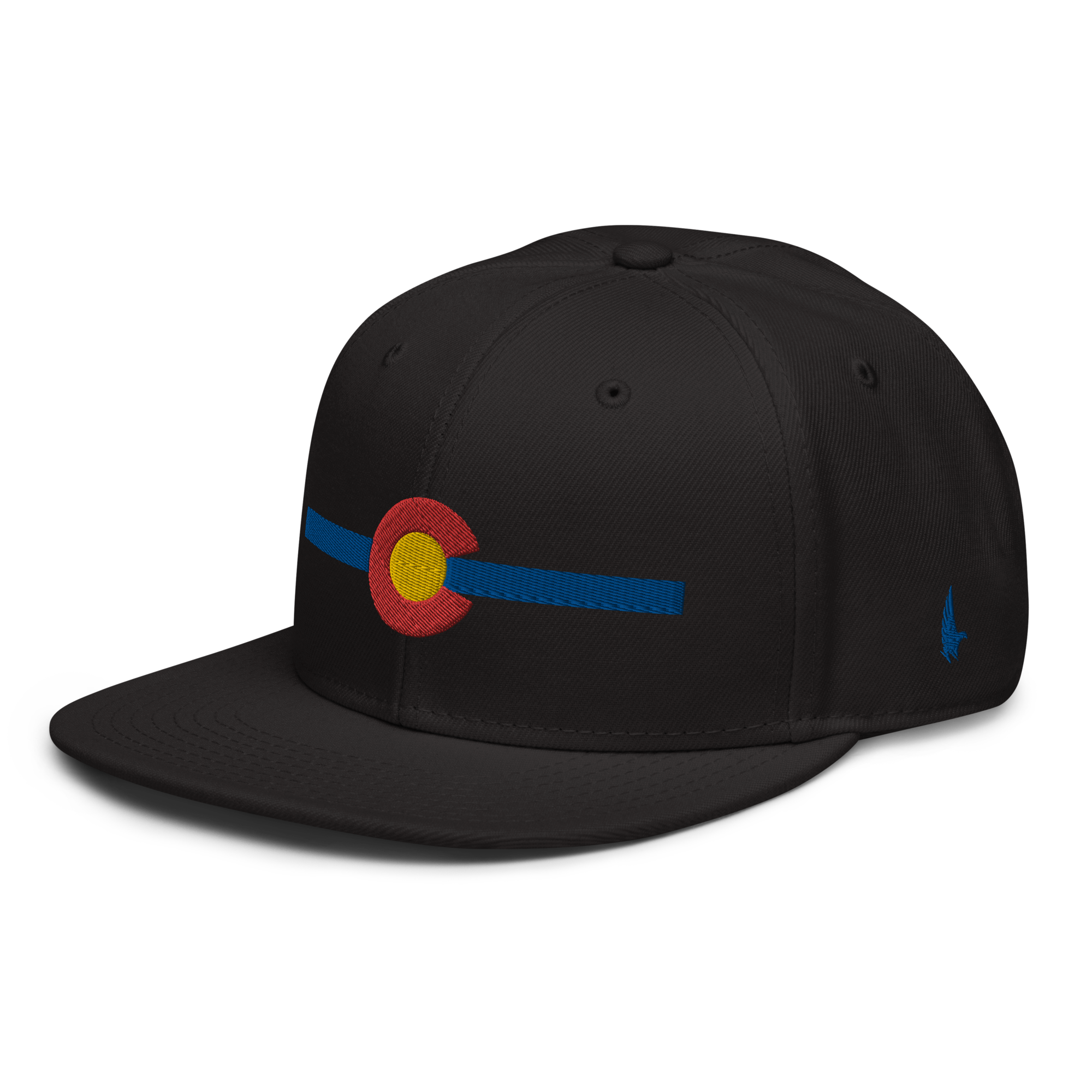 Classic Colorado Snapback Hat Black Blue OS - Loyalty Vibes