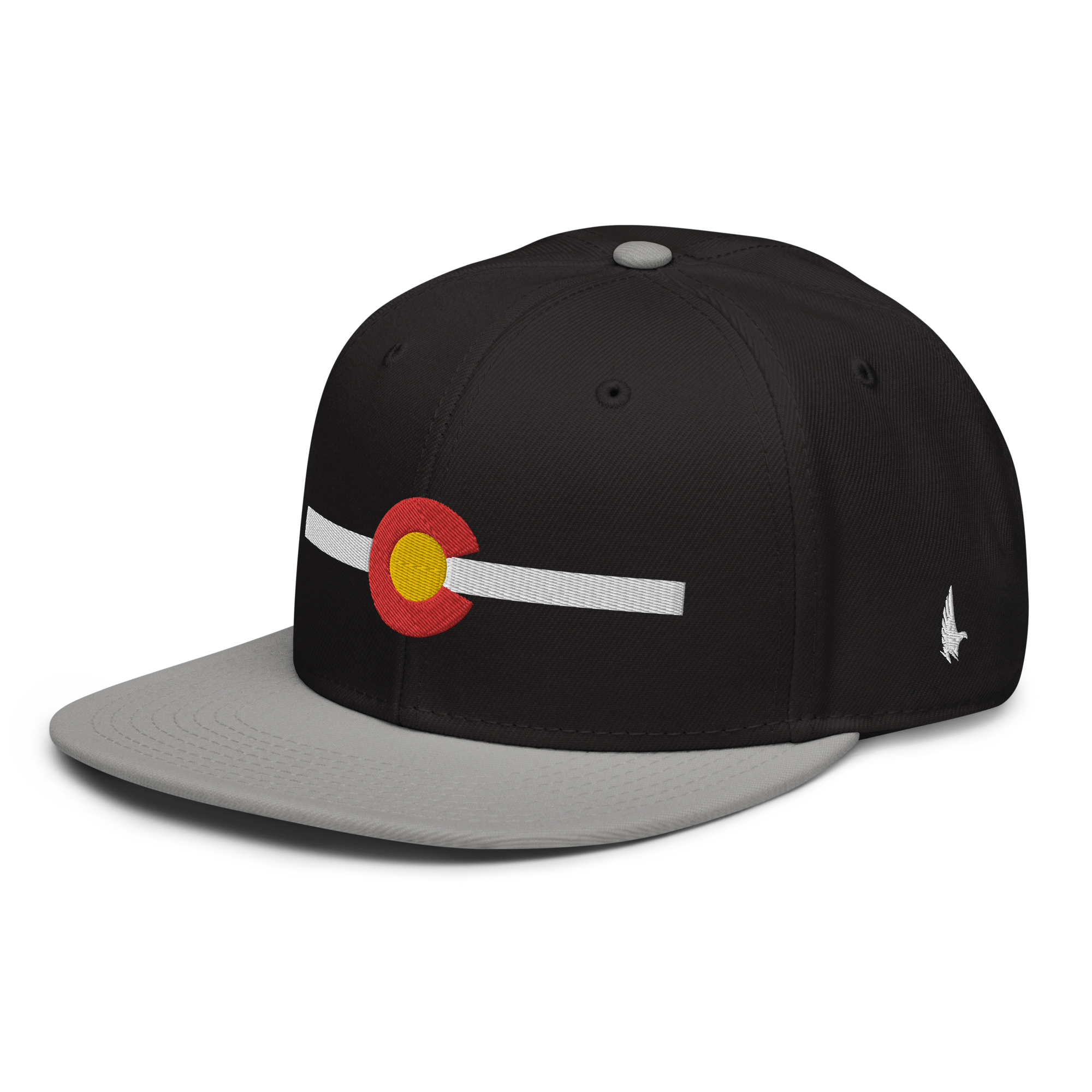 Classic Colorado Snapback Hat Black White Gray OS - Loyalty Vibes
