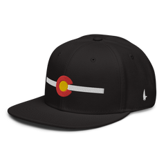 Classic Colorado Snapback Hat Black White OS - Loyalty Vibes