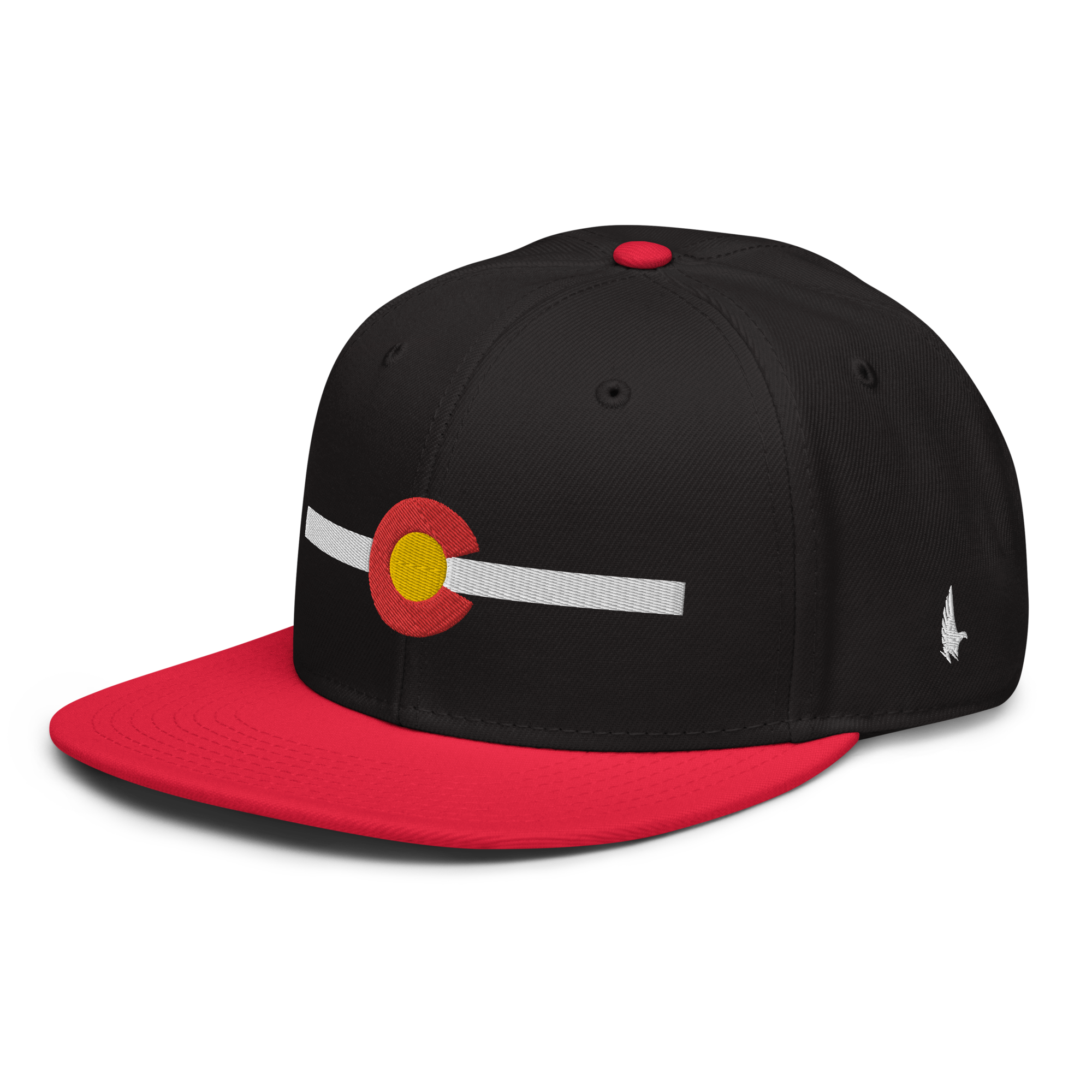 Classic Colorado Snapback Hat Black White Red OS - Loyalty Vibes