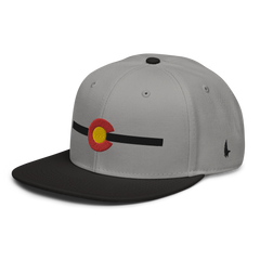 Classic Colorado Snapback Hat Gray Black Black OS - Loyalty Vibes