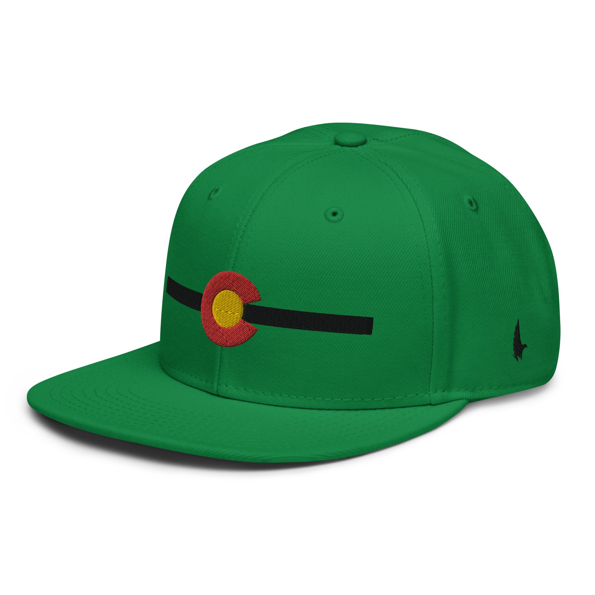 Classic Colorado Snapback Hat Green Black OS - Loyalty Vibes