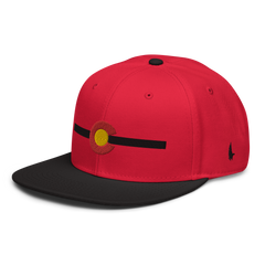 Classic Colorado Snapback Hat Red Black Black OS - Loyalty Vibes