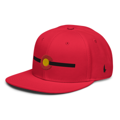 Classic Colorado Snapback Hat Red Black OS - Loyalty Vibes