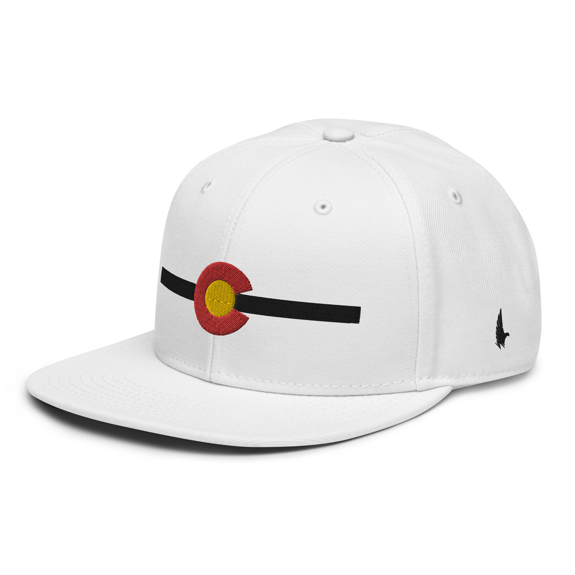 Classic Colorado Snapback Hat White Black OS - Loyalty Vibes