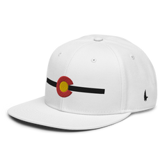 Classic Colorado Snapback Hat White Black OS - Loyalty Vibes