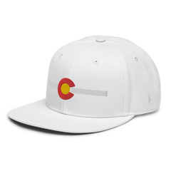 Classic Colorado Snapback Hat White White OS - Loyalty Vibes