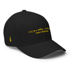 Classic Logo Fitted Hat Black - Loyalty Vibes