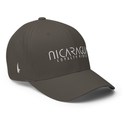 Classic Nicaragua Fitted Hat Charcoal Grey Fitted - Loyalty Vibes