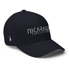 Classic Nicaragua Fitted Hat Navy Blue Fitted - Loyalty Vibes