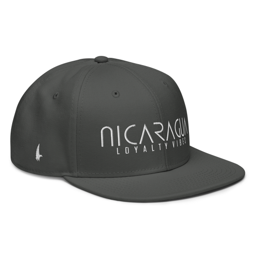 Classic Nicaragua Snapback Hat Grey OS - Loyalty Vibes