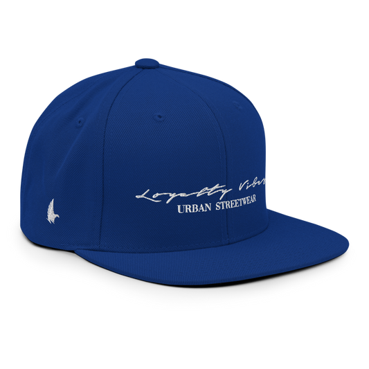 Classic Logo Snapback Hat Royal Blue - Loyalty Vibes