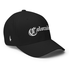Colorado Fitted Hat Black - Loyalty Vibes