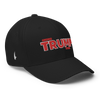 America Strong Trump Flexfit Hat Black Red - Loyalty Vibes