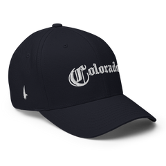 Colorado Fitted Hat Navy Blue - Loyalty Vibes