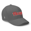 America Strong Trump Flexfit Hat Grey Red - Loyalty Vibes